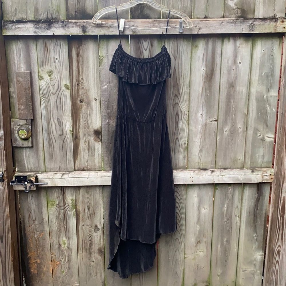 Strapless high low dress sz. M